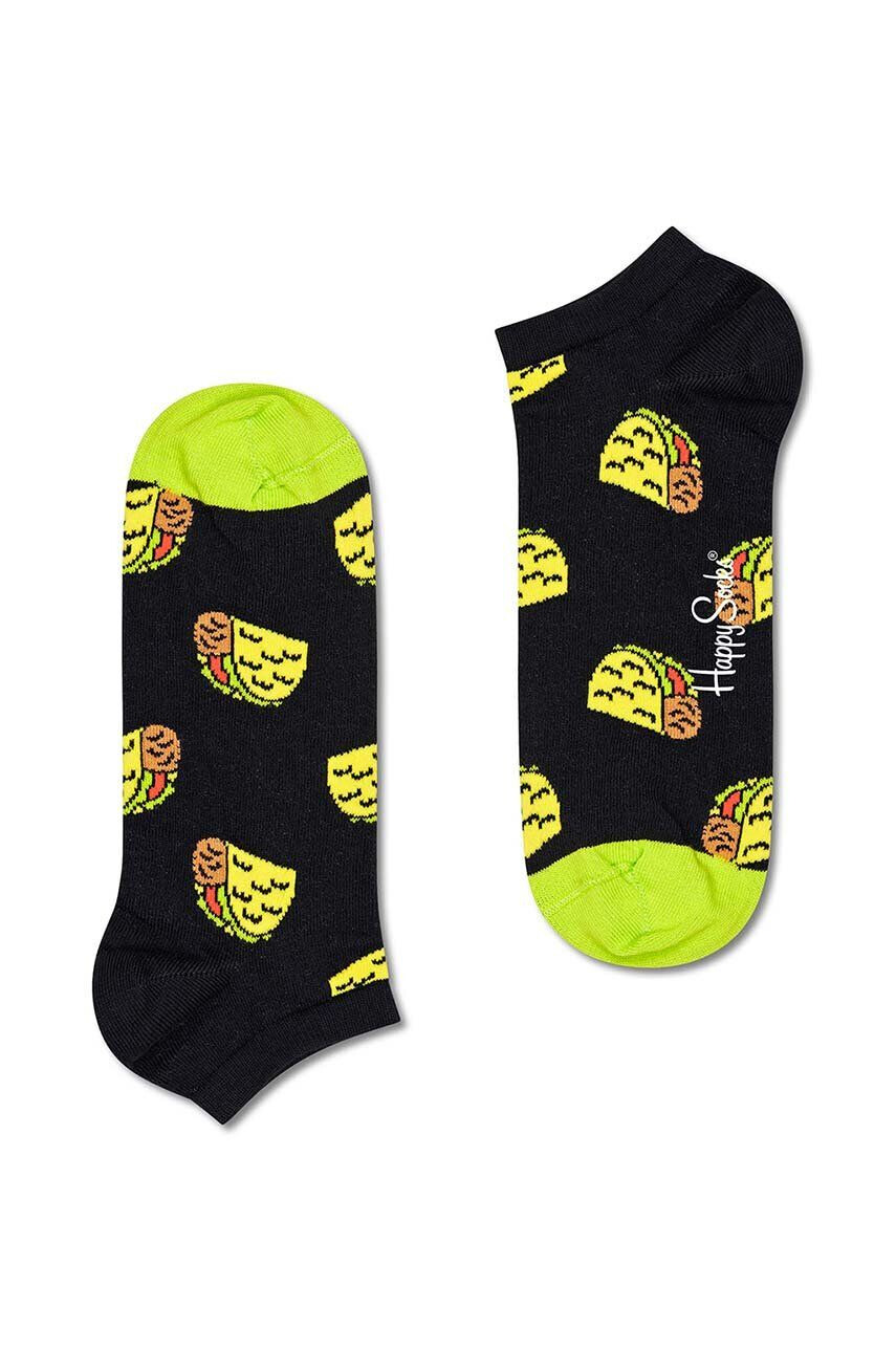 Happy Socks zokni Taco Low Sock fekete - Pepit.hu