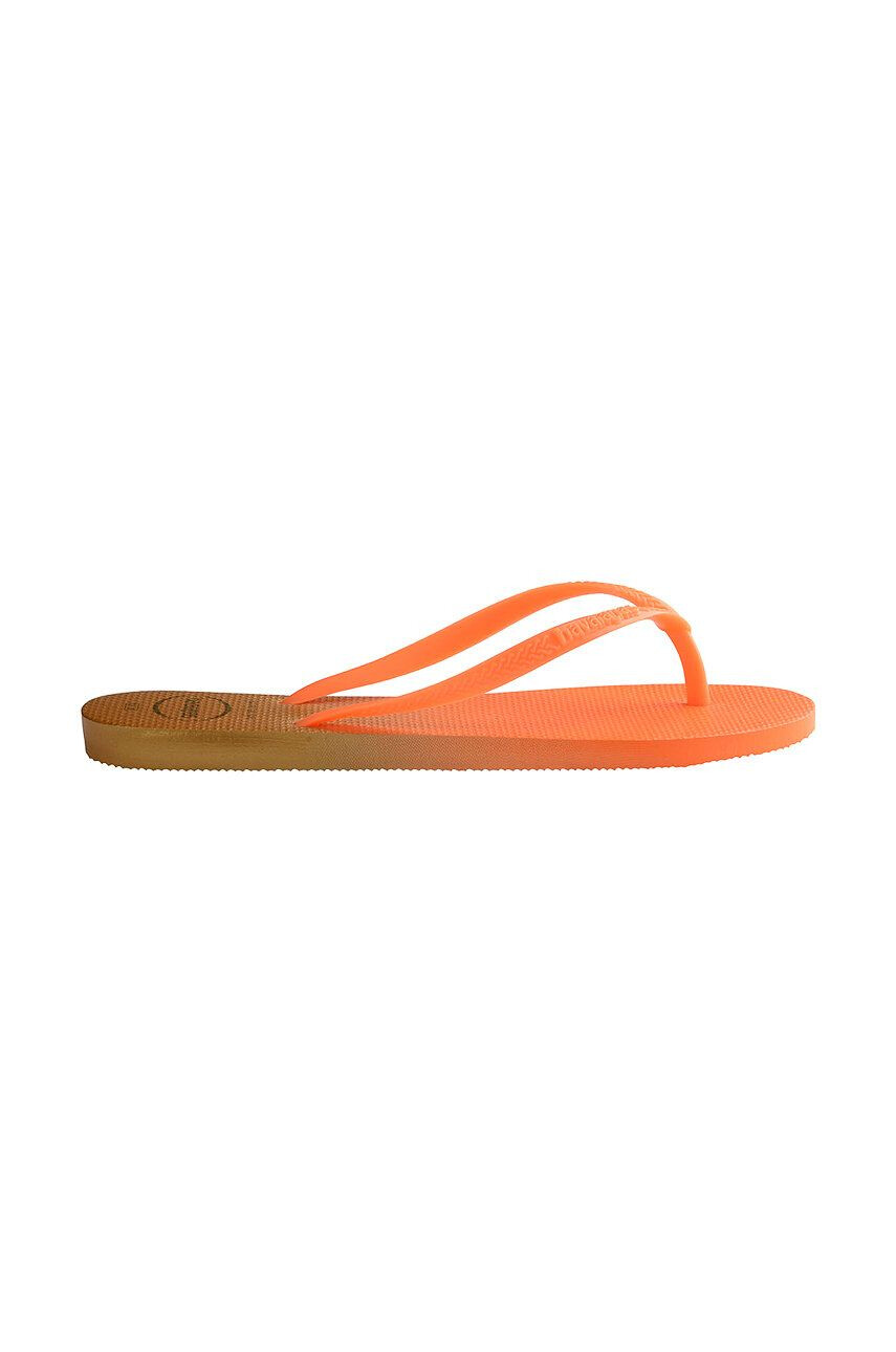 Havaianas flip-flop narancssárga női lapos talpú - Pepit.hu