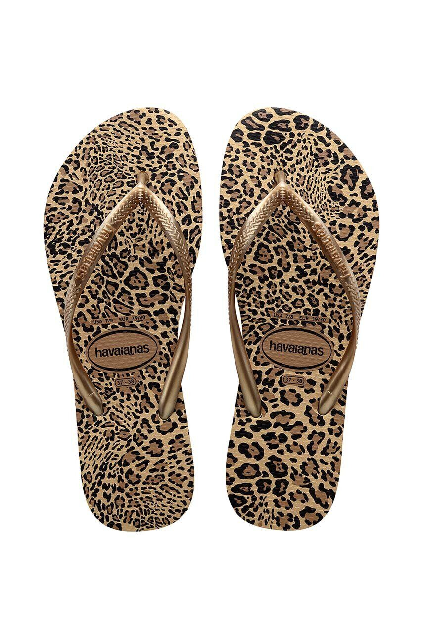 Havaianas flip-flop SLIM ANIMALS fekete női lapos talpú 4147964.1924 - Pepit.hu