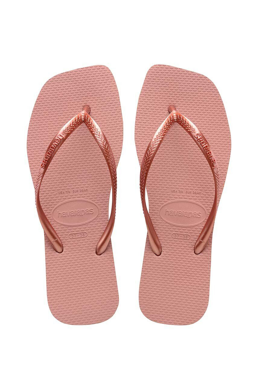 Havaianas flip-flop SQUARE fekete női lapos talpú 4148301.0090 - Pepit.hu