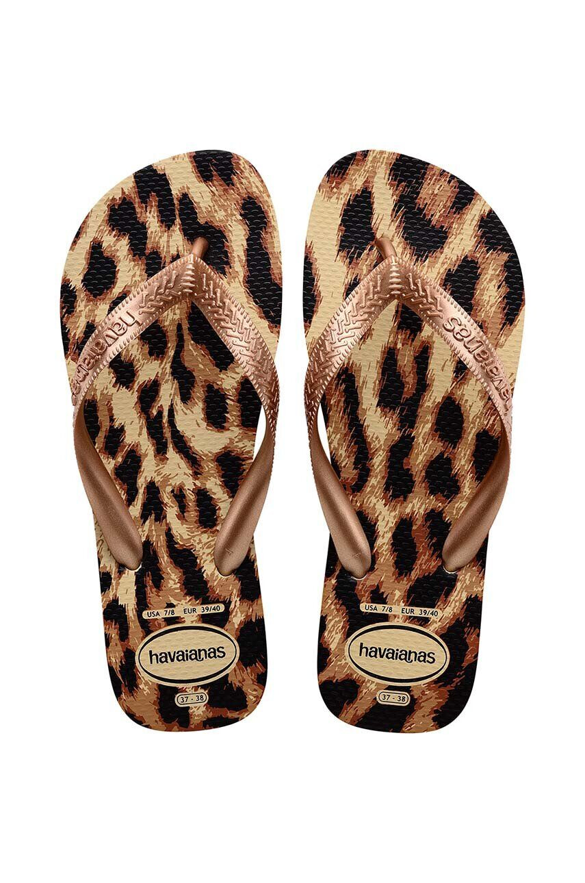 Havaianas flip-flop TOP ANIMALS bézs női lapos talpú 4132920.8625 - Pepit.hu