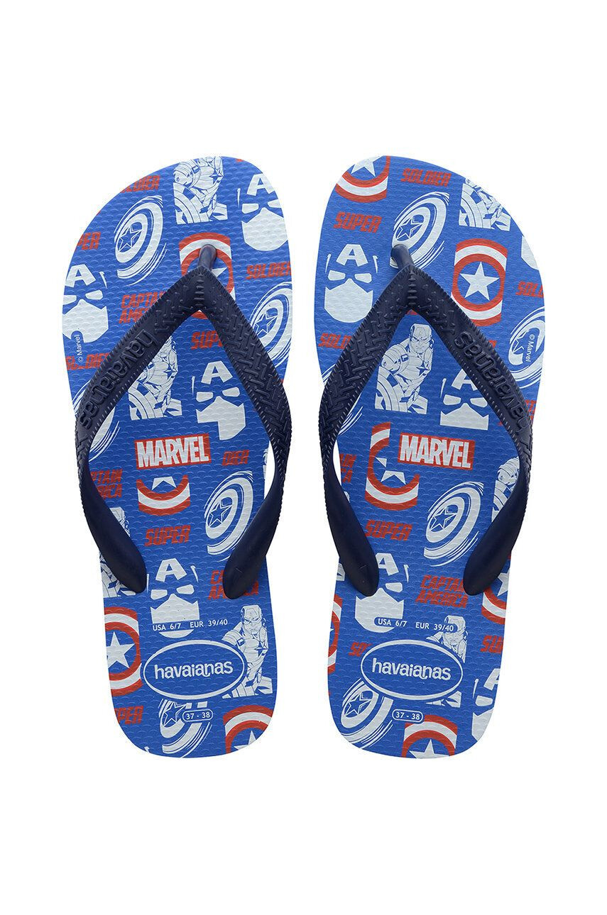 Havaianas flip-flop Top Marvel Logomania sötétkék - Pepit.hu