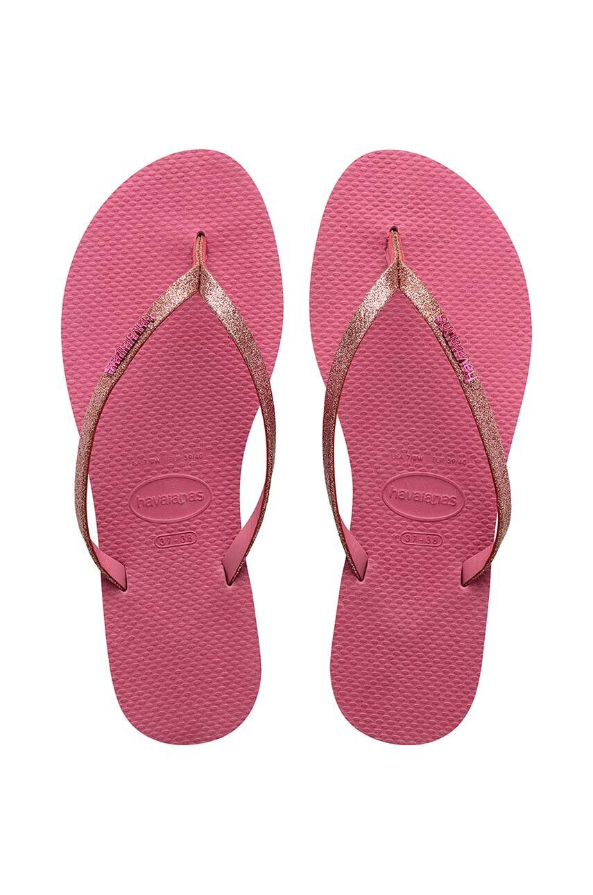 Havaianas flip-flop YOU GLITTER sárga női lapos talpú 4148041.0570 - Pepit.hu