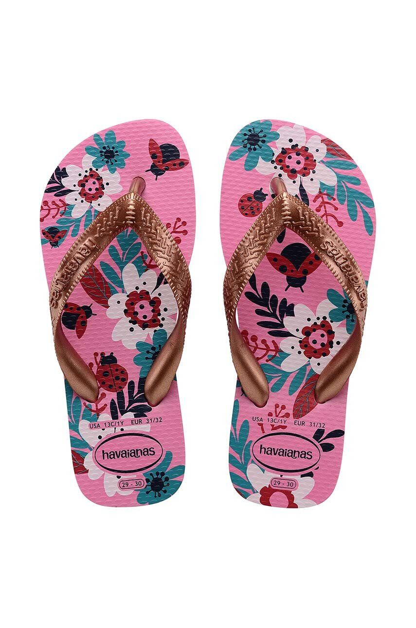 Havaianas gyerek tangapapucs FLORES rózsaszín - Pepit.hu