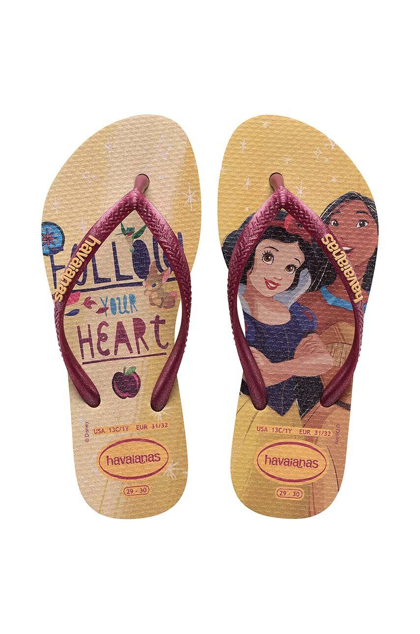 Havaianas gyerek tangapapucs SLIM PRINCESS bézs - Pepit.hu