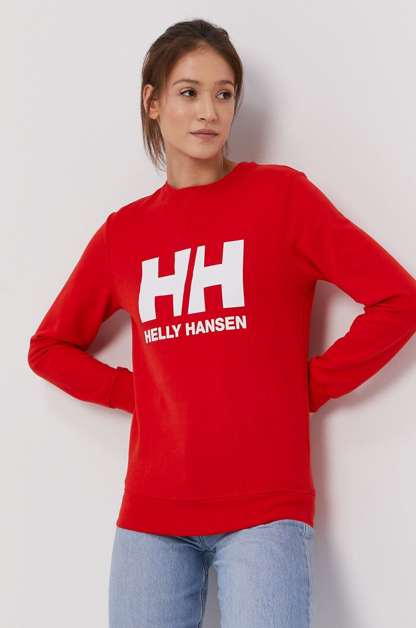 Helly Hansen felső piros női nyomott mintás - Pepit.hu