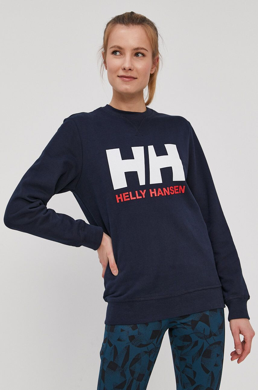 Helly Hansen felső sötétkék női nyomott mintás - Pepit.hu