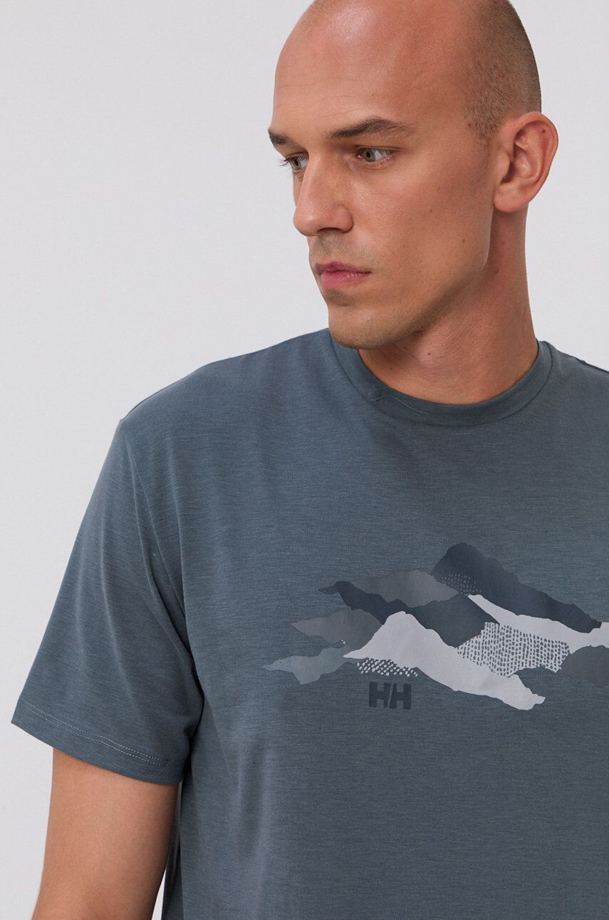 Helly Hansen t-shirt férfi nyomott mintás - Pepit.hu