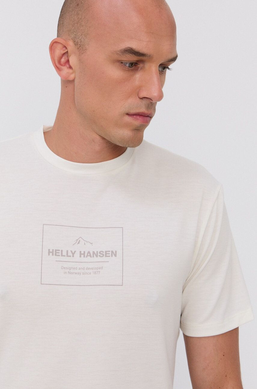 Helly Hansen t-shirt kék férfi nyomott mintás - Pepit.hu