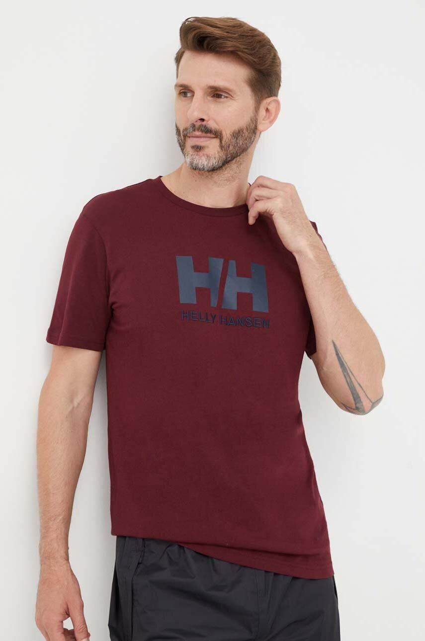 Helly Hansen t-shirt fehér férfi nyomott mintás - Pepit.hu