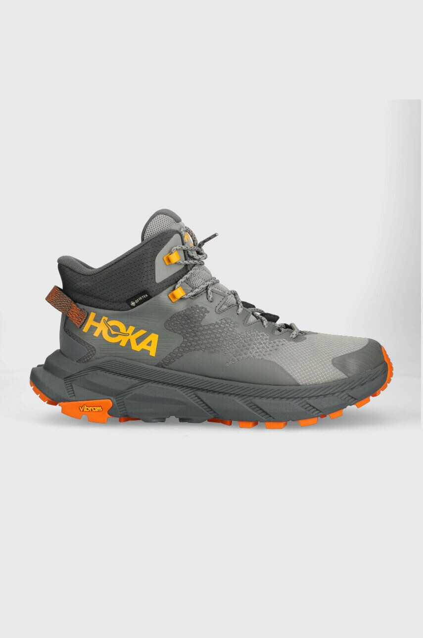 Hoka cipő Trail Code GTX szürke férfi - Pepit.hu