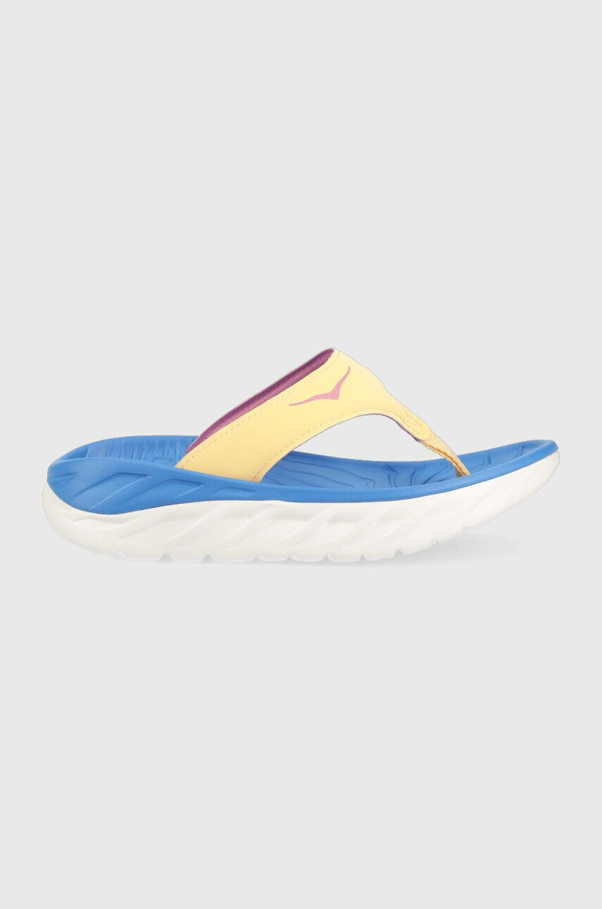 Hoka flip-flop Ora Recovery Flip bézs női platformos - Pepit.hu