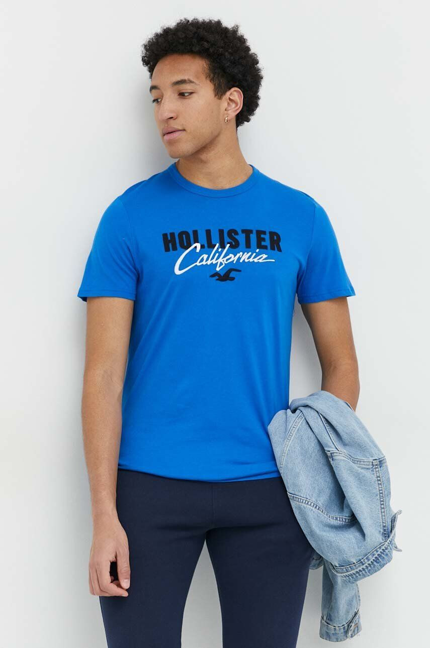 Hollister Co. pamut póló nyomott mintás - Pepit.hu