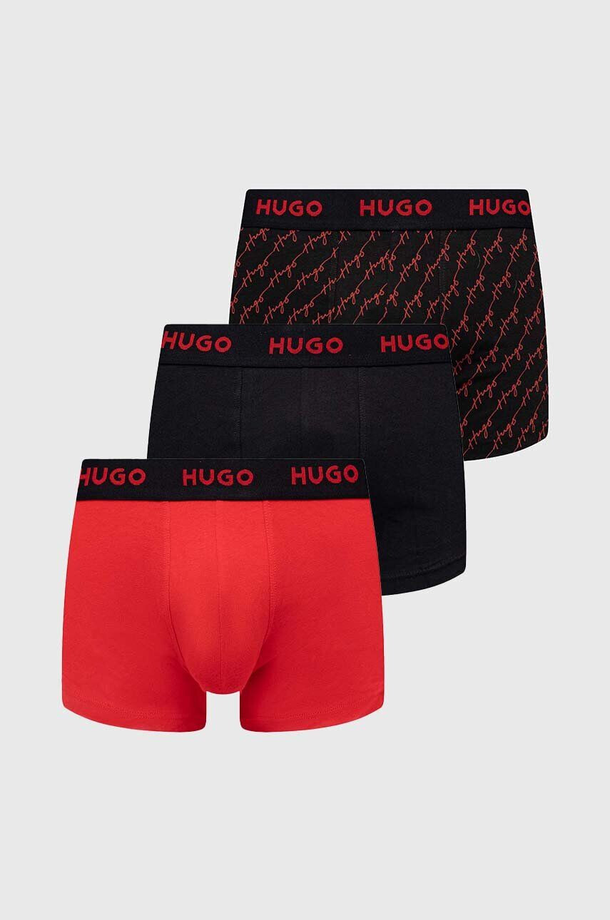 Hugo boxeralsó 3 db piros férfi - Pepit.hu