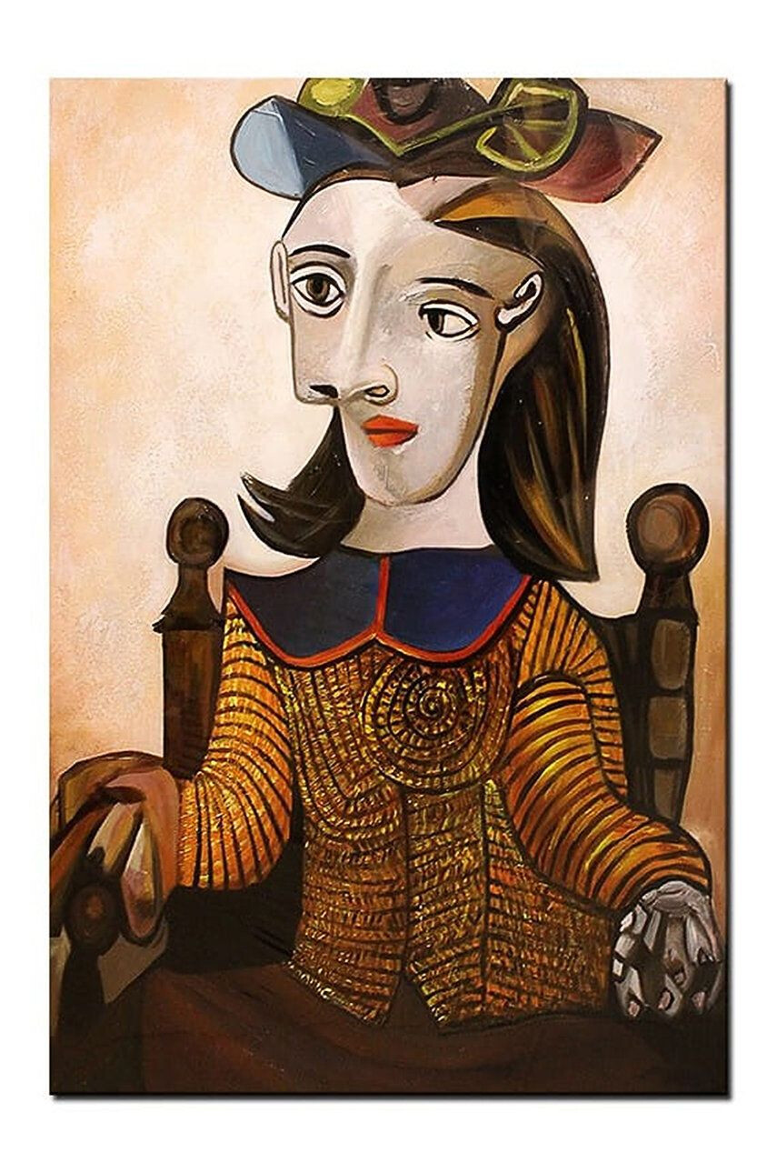 Inne olajfestmény (Pablo Picasso: The Yellow Sweater (Dora Maar) - Pepit.hu