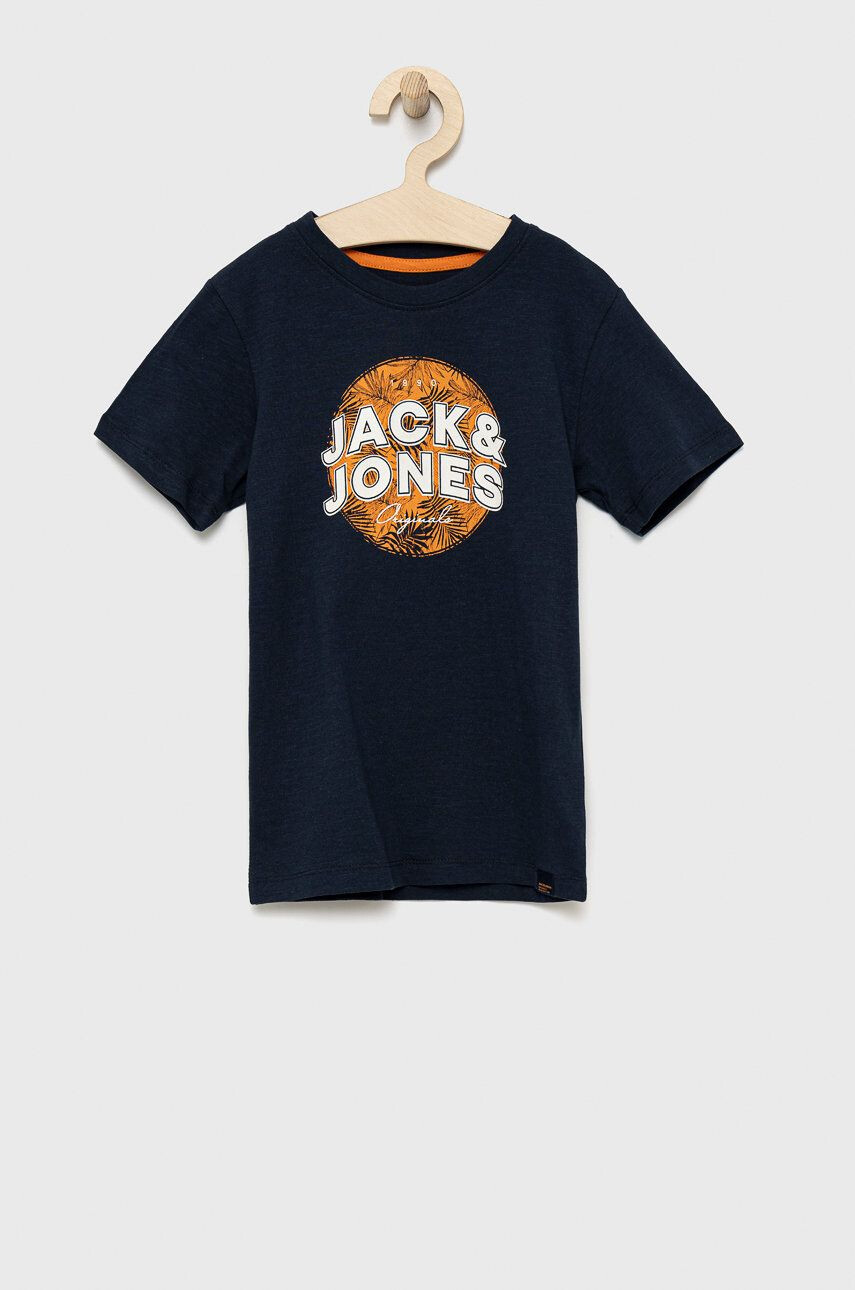 Jack & Jones gyerek pamut póló fehér nyomott mintás - Pepit.hu