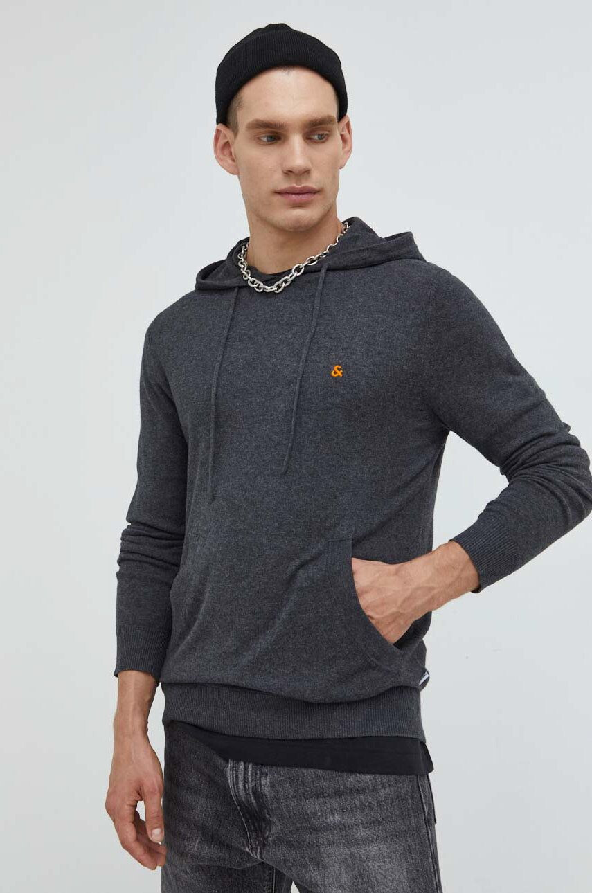 Jack & Jones pulóver könnyű férfi szürke - Pepit.hu