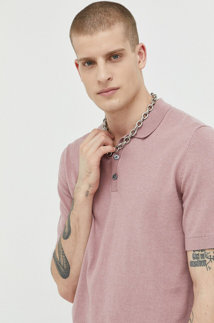 Jack & Jones pulóver JJEEMIL rózsaszín férfi - Pepit.hu