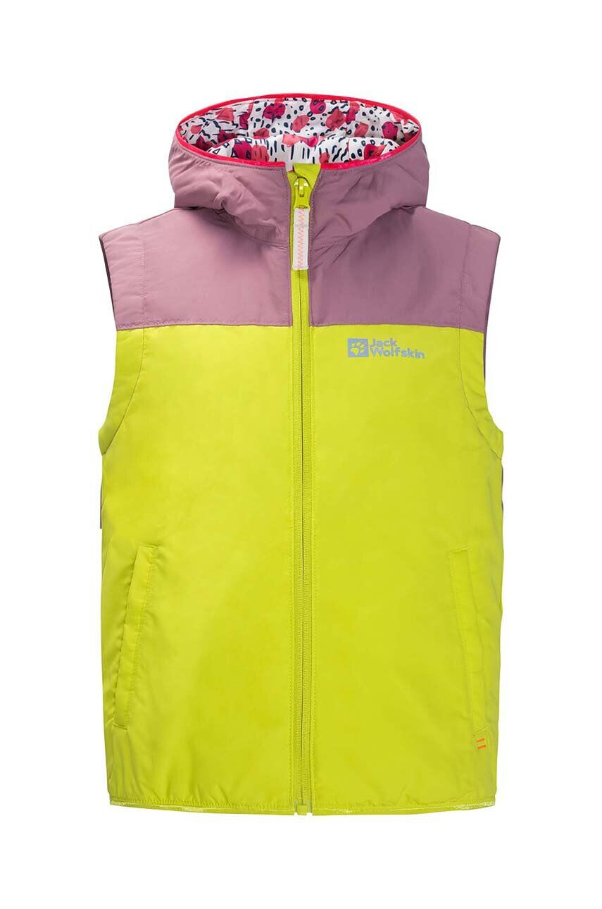 Jack Wolfskin gyerek mellény VILLI VEST K zöld - Pepit.hu