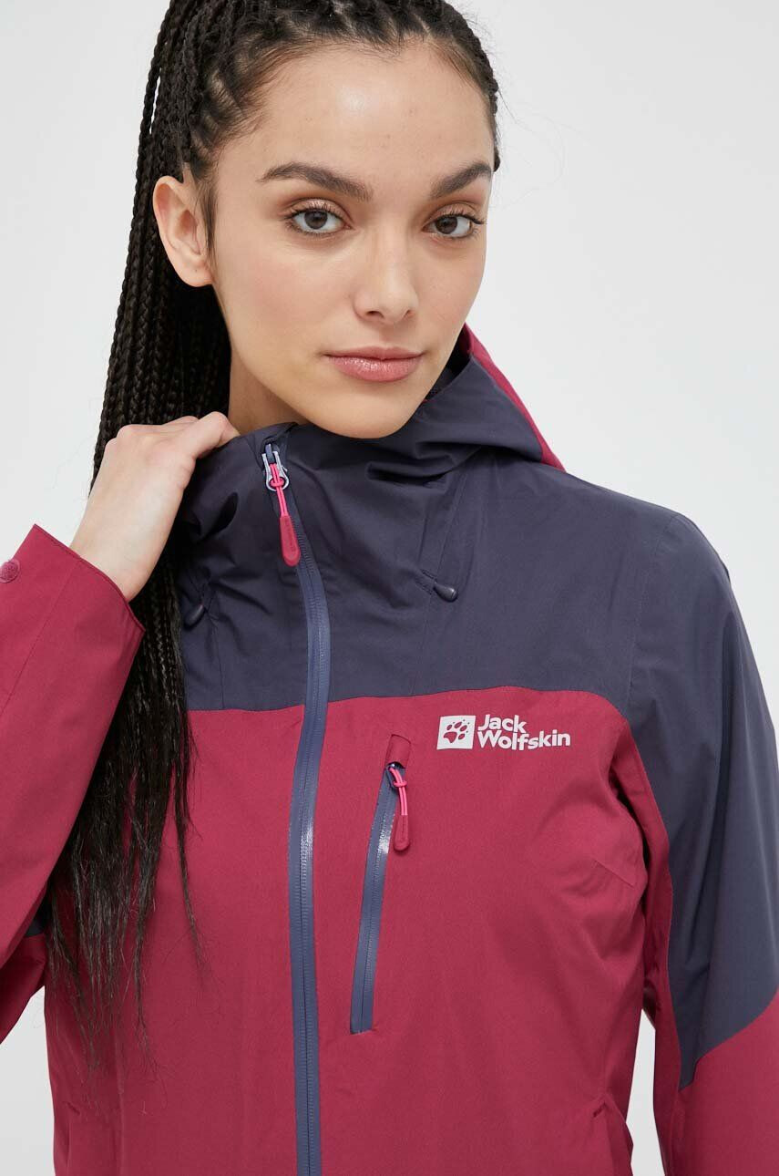 Jack Wolfskin szabadidős kabát Go Hike piros - Pepit.hu