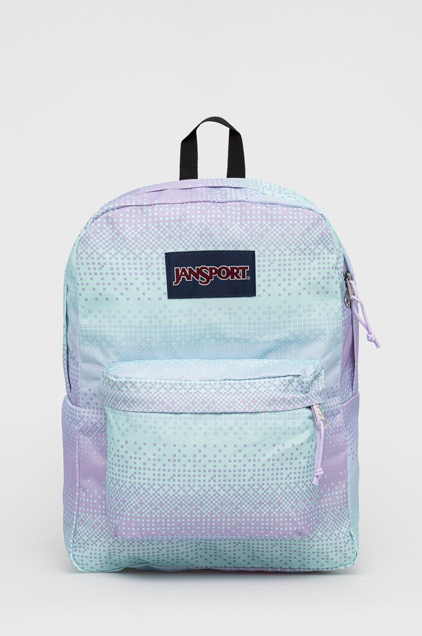 Jansport hátizsák türkiz nagy mintás - Pepit.hu