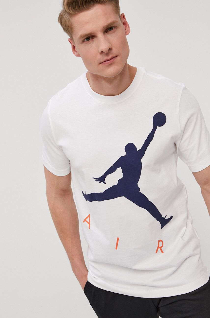 Jordan t-shirt fehér férfi nyomott mintás - Pepit.hu