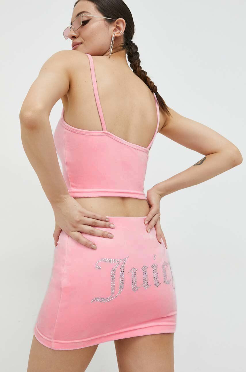 Juicy Couture szoknya rózsaszín mini ceruza fazonú - Pepit.hu