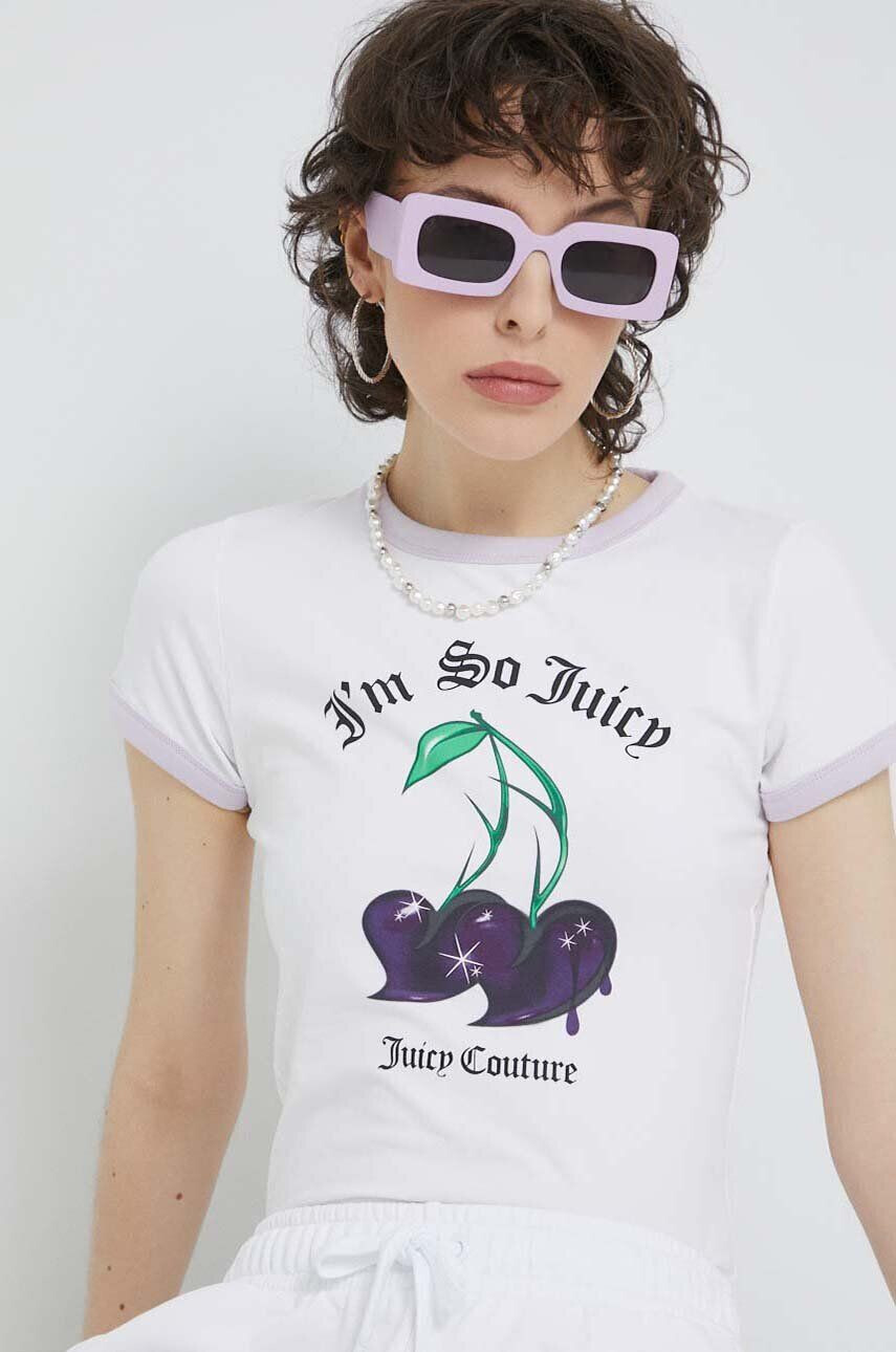 Juicy Couture t-shirt női fehér - Pepit.hu