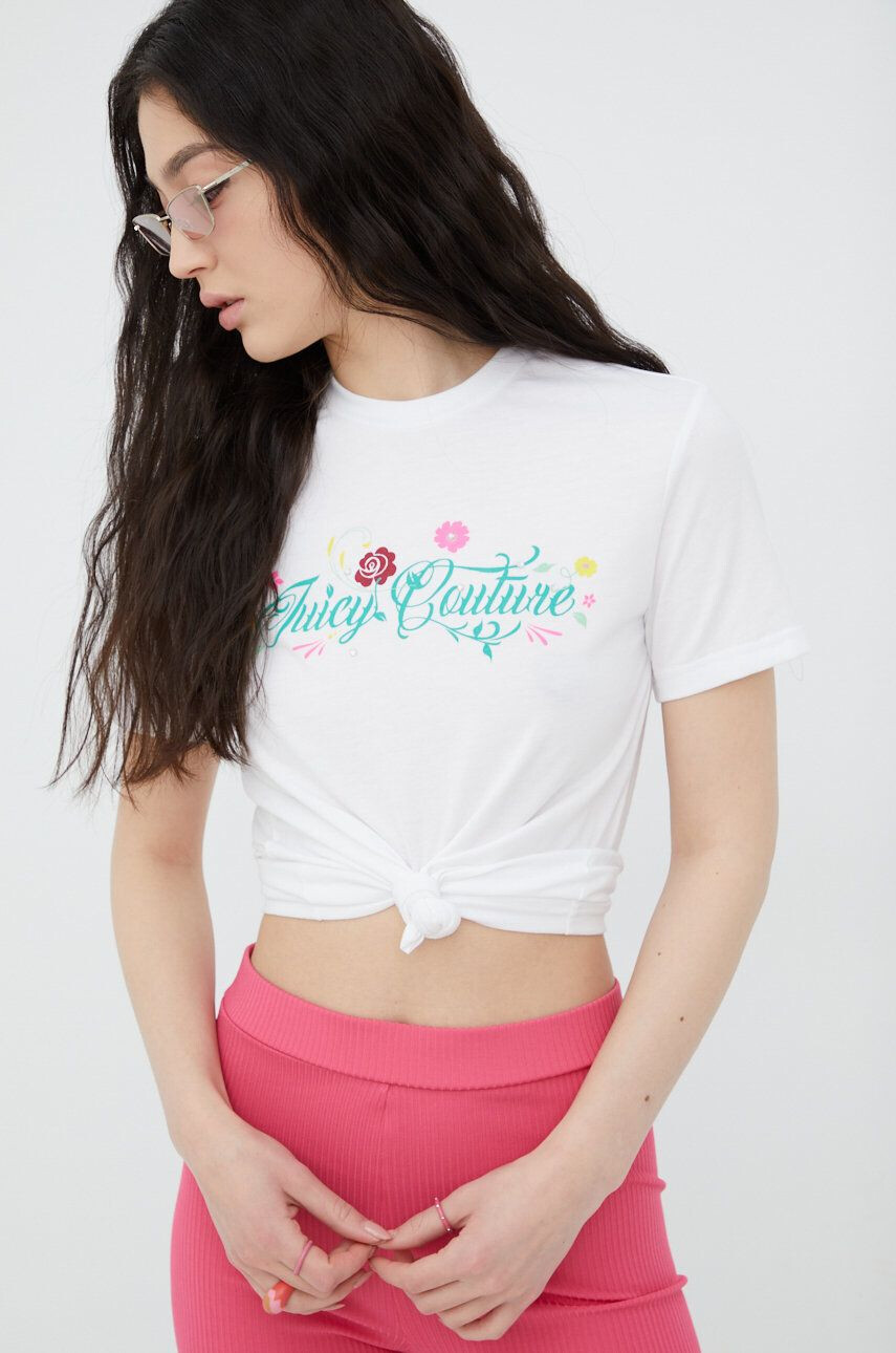 Juicy Couture t-shirt női fehér - Pepit.hu