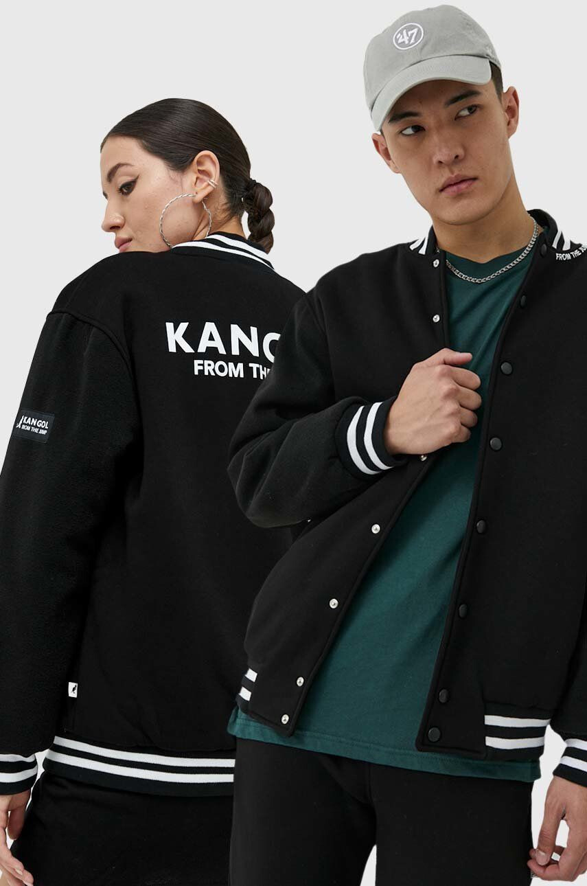 Kangol bomber dzseki fekete átmeneti - Pepit.hu