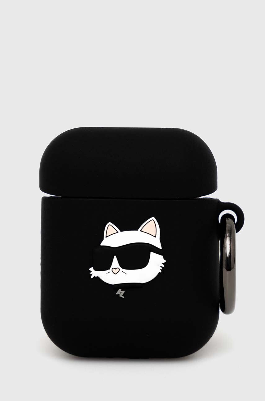 Karl Lagerfeld airpod tartó AirPods 1/2 cover fekete - Pepit.hu