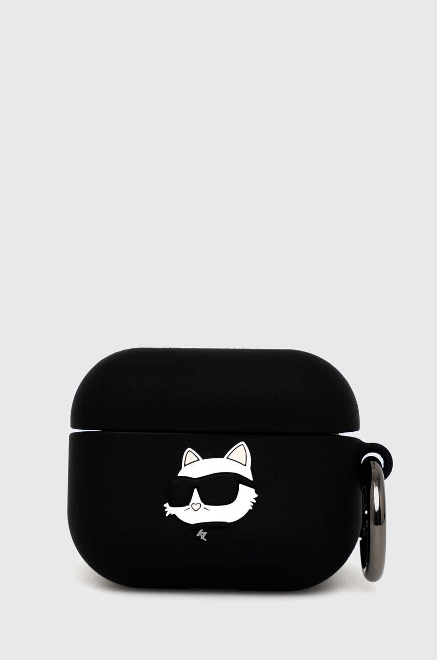 Karl Lagerfeld airpod tartó AirPods Pro cover fekete - Pepit.hu