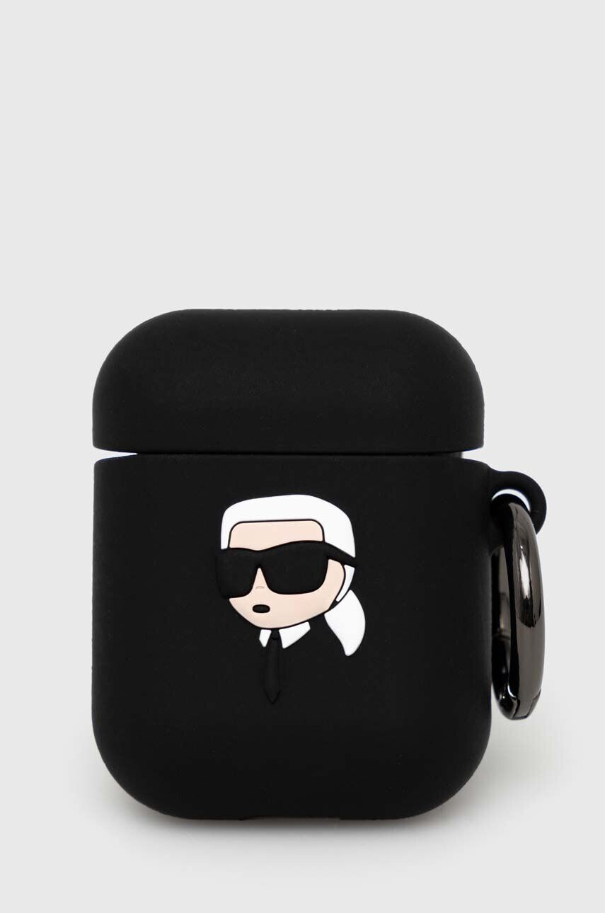 Karl Lagerfeld airpods tartó AirPods 1/2 cover fekete - Pepit.hu