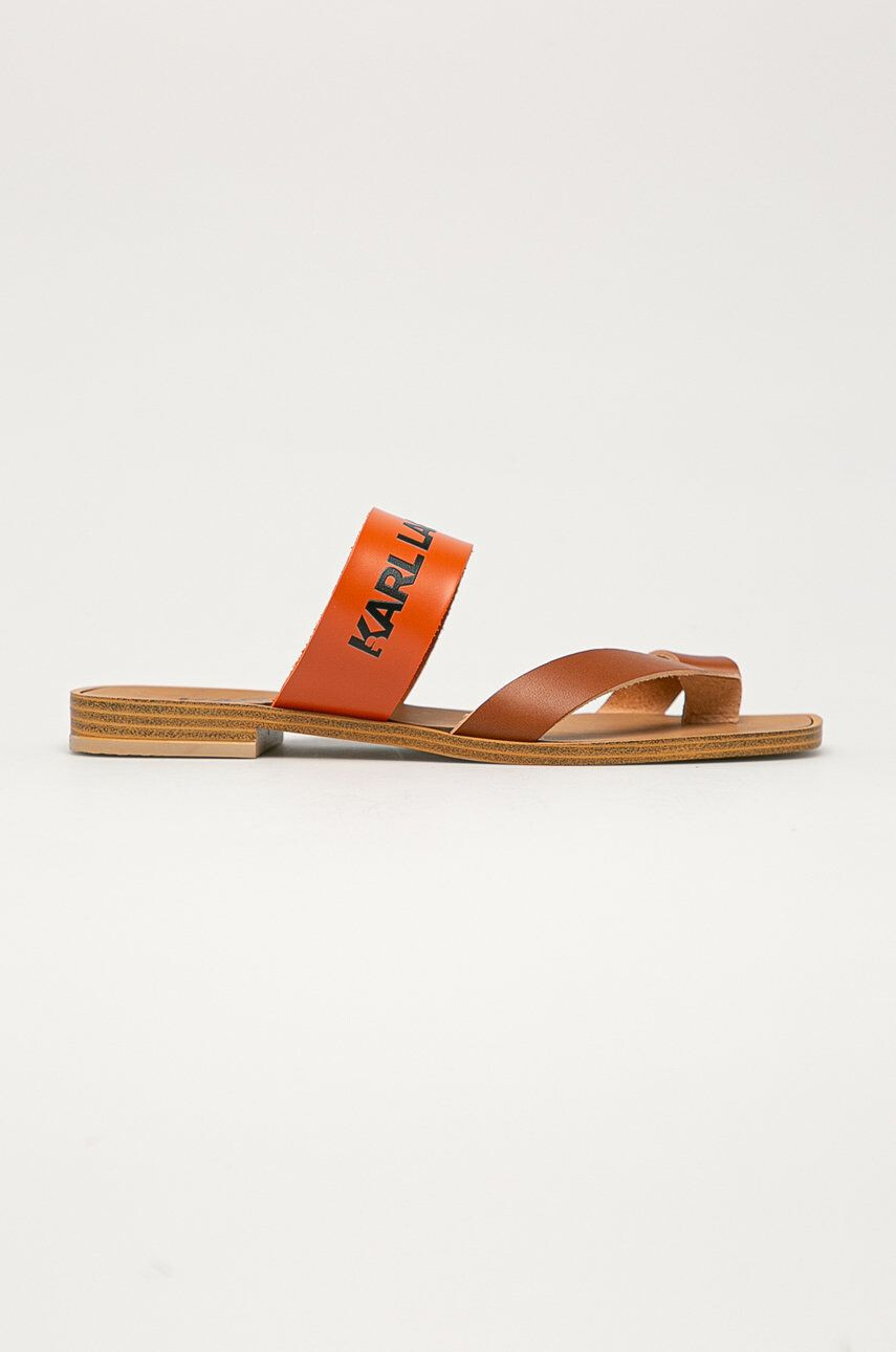 Karl Lagerfeld Bőr flip-flop - Pepit.hu