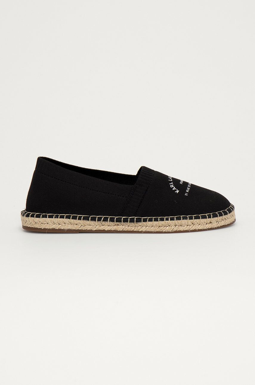 Karl Lagerfeld espadrilles fekete - Pepit.hu