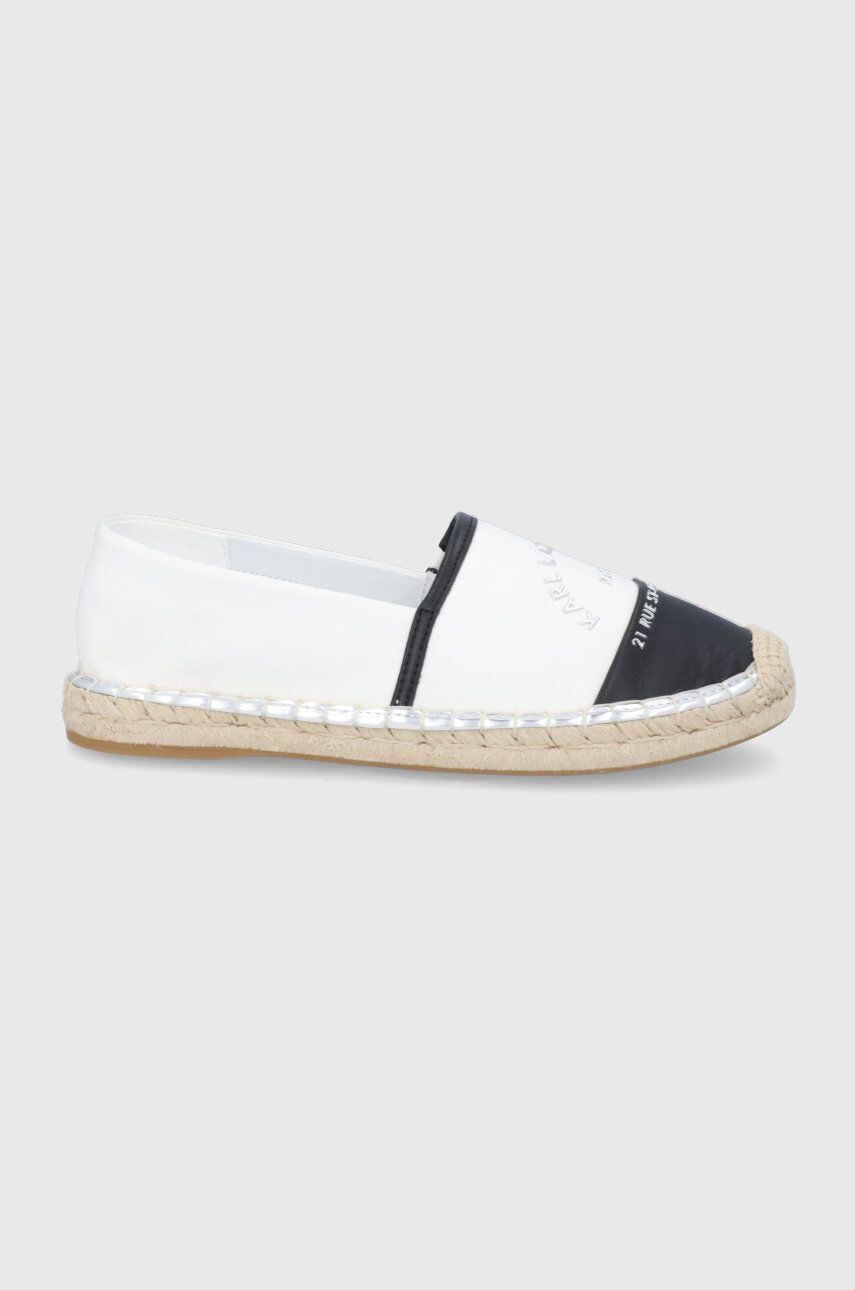 Karl Lagerfeld espadrilles KAMINI fehér KL80117L - Pepit.hu