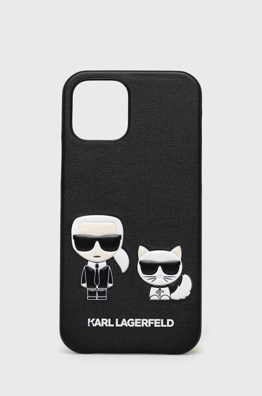 Karl Lagerfeld iPhone 12/12 Pro telefon tok fekete - Pepit.hu