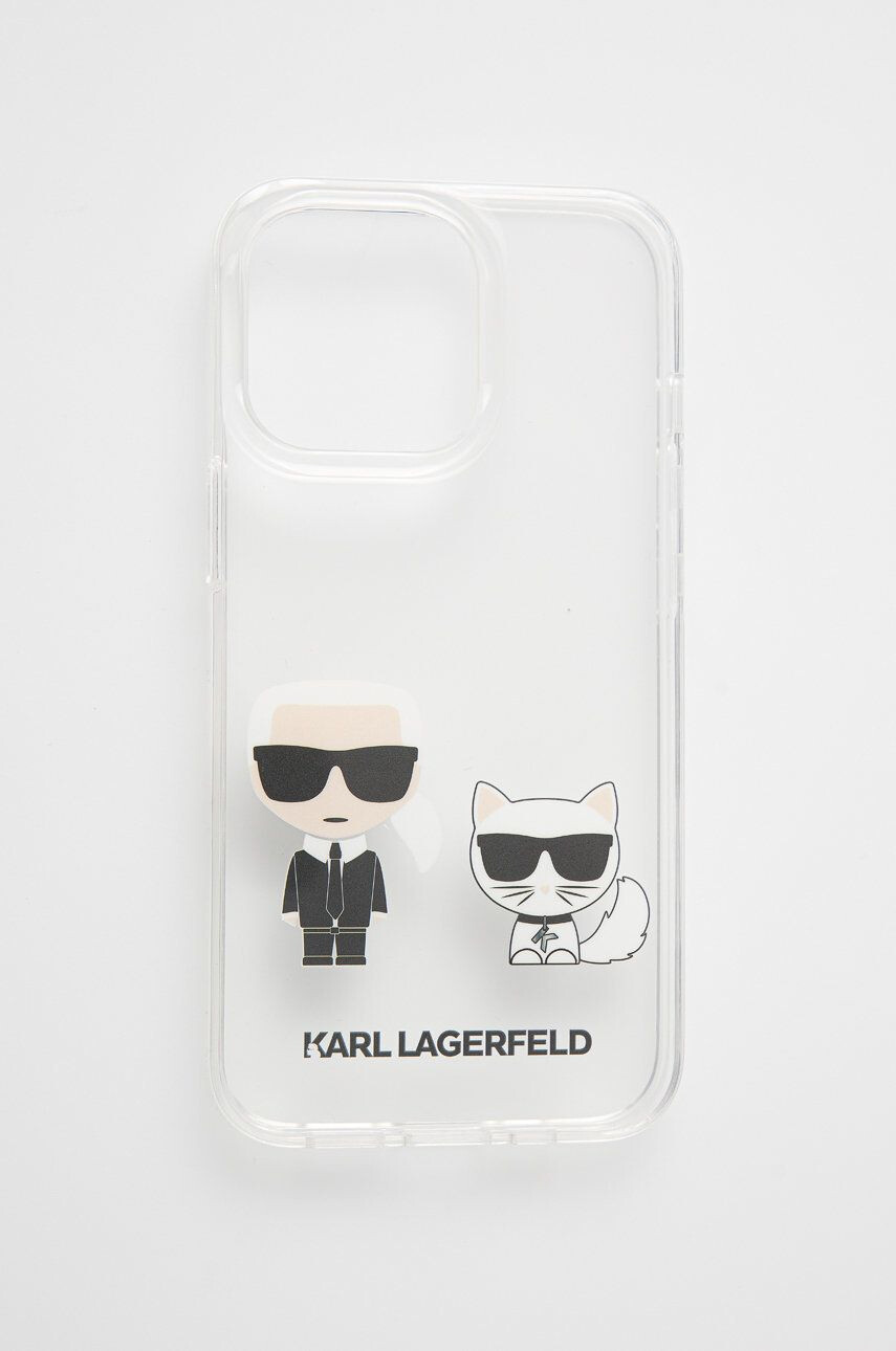 Karl Lagerfeld iPhone 13 Pro telefon tok átlátszó - Pepit.hu