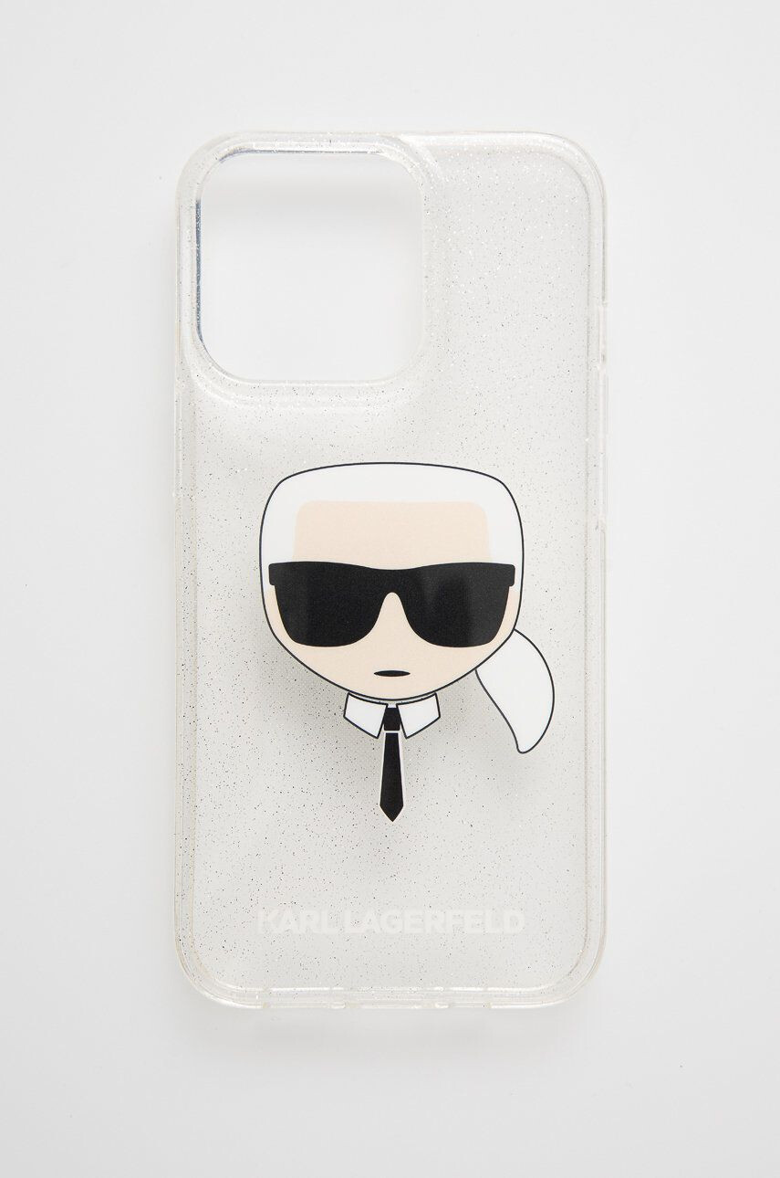 Karl Lagerfeld iPhone 13 Pro telefon tok ezüst - Pepit.hu