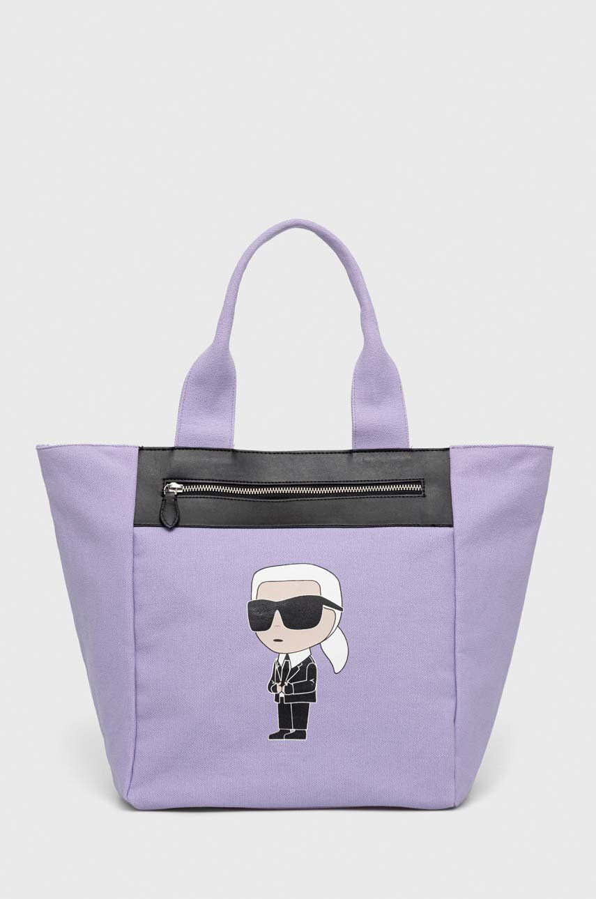 Karl Lagerfeld kézitáska lila - Pepit.hu