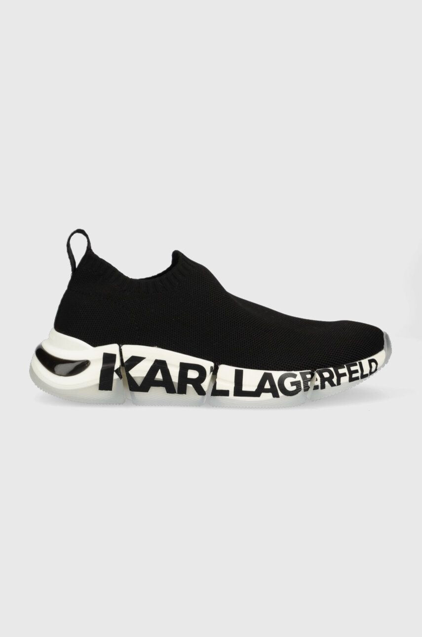 Karl Lagerfeld sportcipő QUADRA fekete KL63213 - Pepit.hu