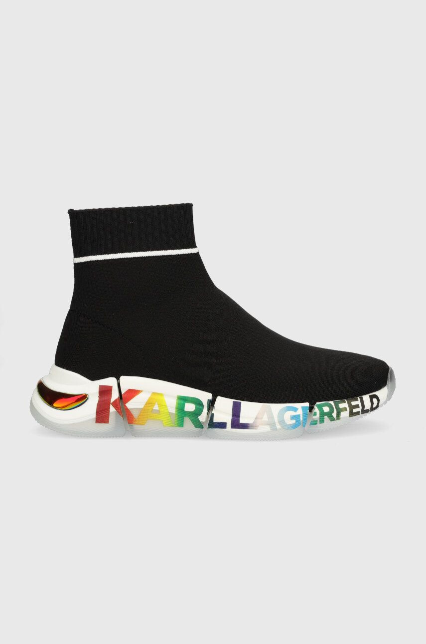 Karl Lagerfeld sportcipő QUADRA fekete KL63246P - Pepit.hu