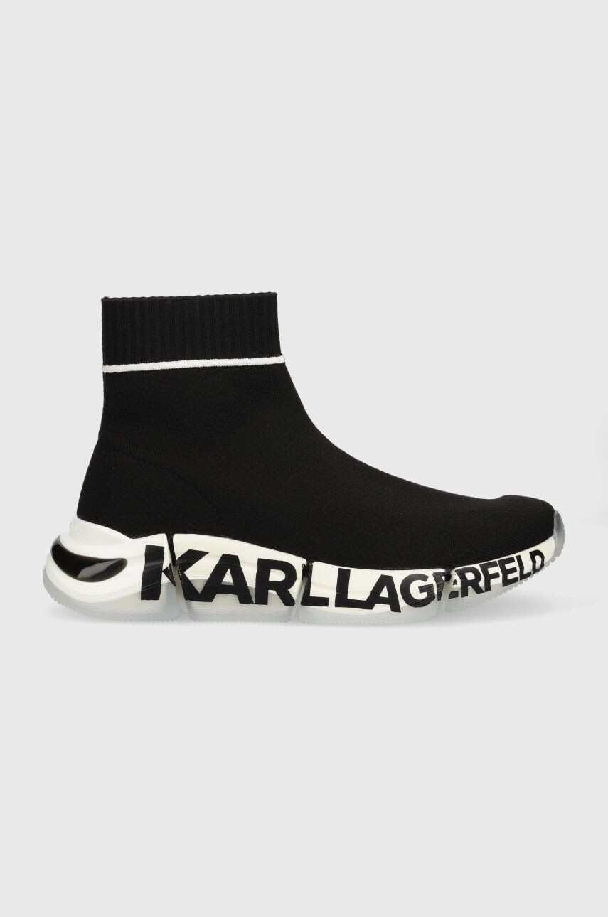 Karl Lagerfeld sportcipő Quadra fekete - Pepit.hu