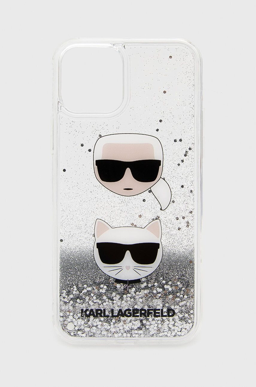 Karl Lagerfeld iPhone 12/12 Pro telefon tok ezüst - Pepit.hu