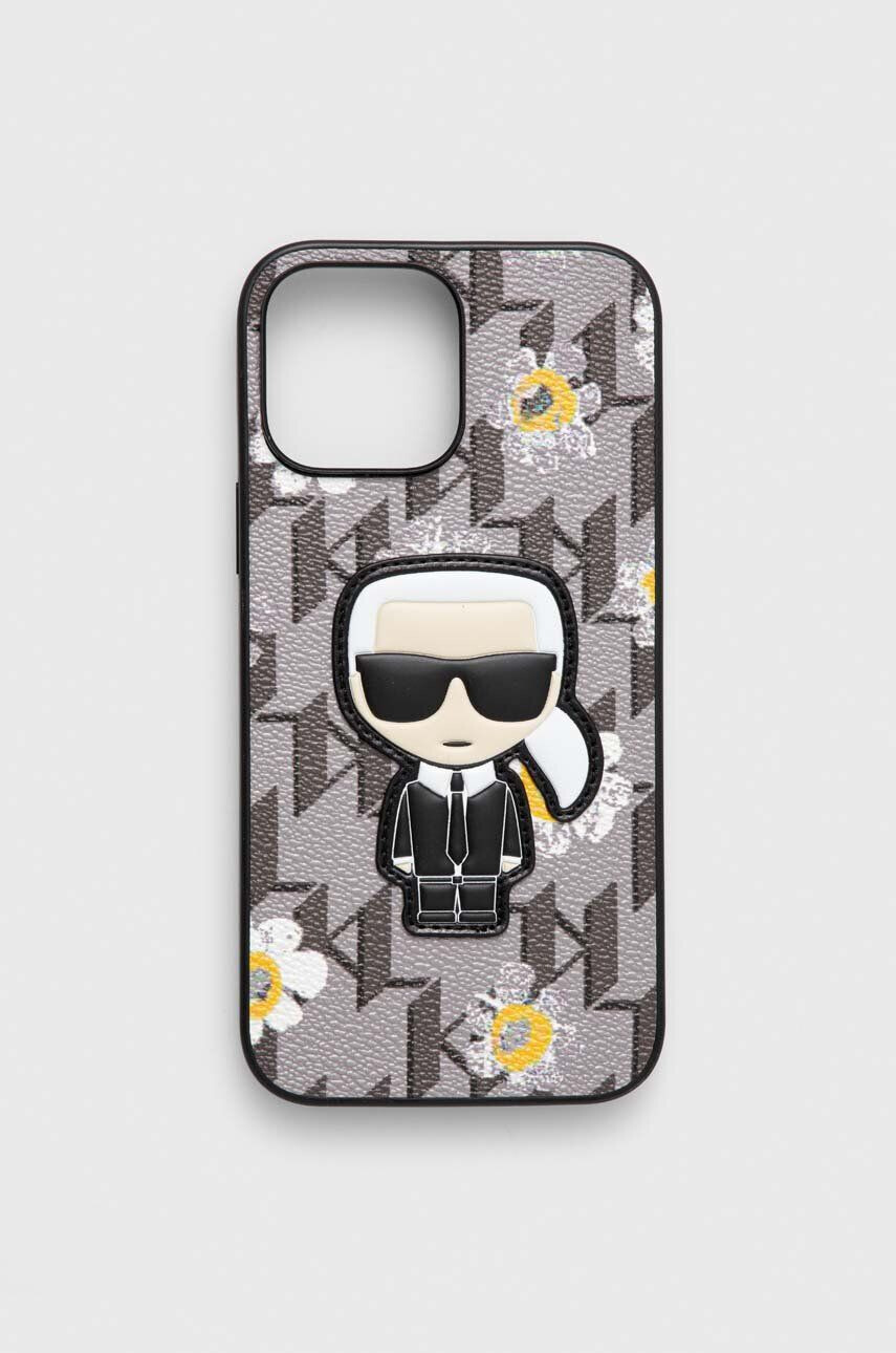 Karl Lagerfeld telefon tok iPhone 13 Pro Max 67" szürke - Pepit.hu