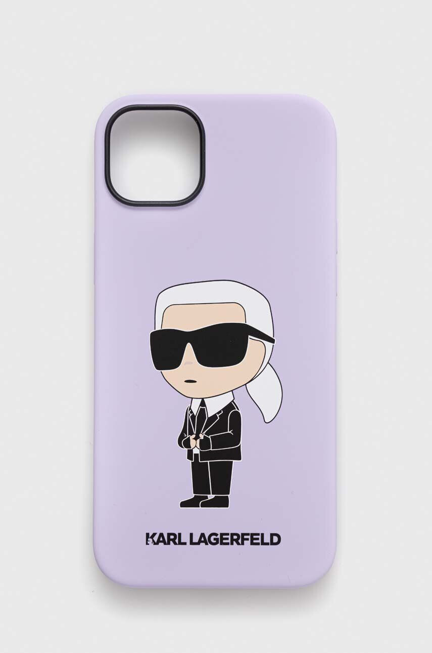 Karl Lagerfeld telefon tok iPhone 14 Plus 67" lila - Pepit.hu