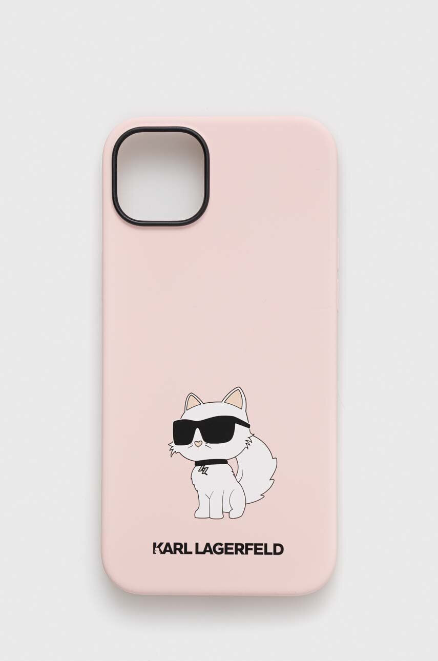 Karl Lagerfeld telefon tok iPhone 14 Plus 67" rózsaszín - Pepit.hu