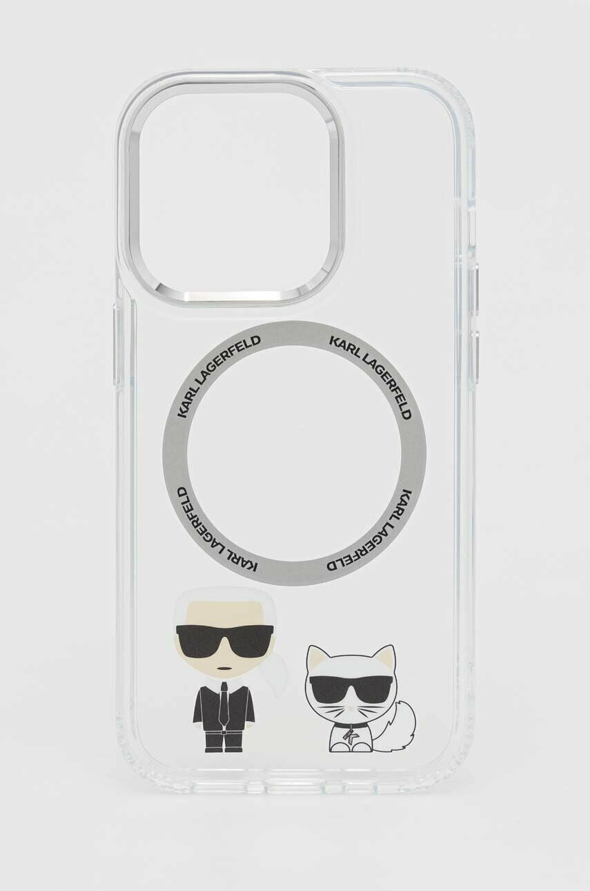 Karl Lagerfeld telefon tok iPhone 14 Pro 61" szürke - Pepit.hu