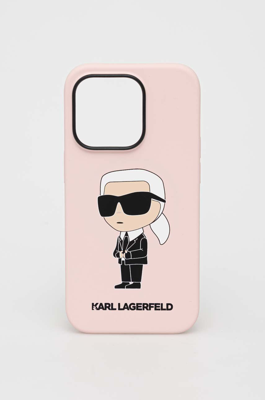 Karl Lagerfeld telefon tok iPhone 14 Pro 61" rózsaszín - Pepit.hu