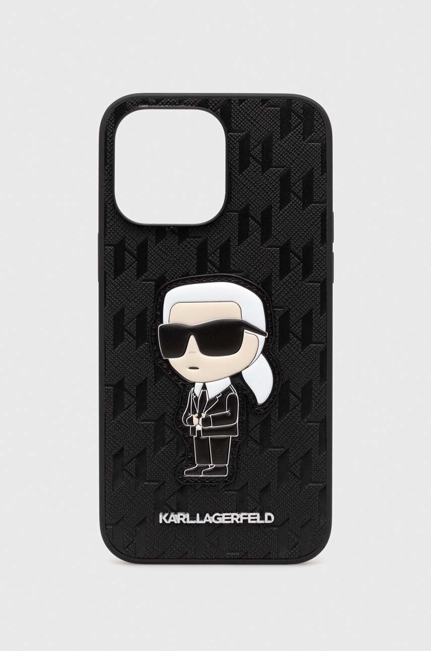 Karl Lagerfeld telefon tok iPhone 14 Pro Max 6.7" fekete - Pepit.hu